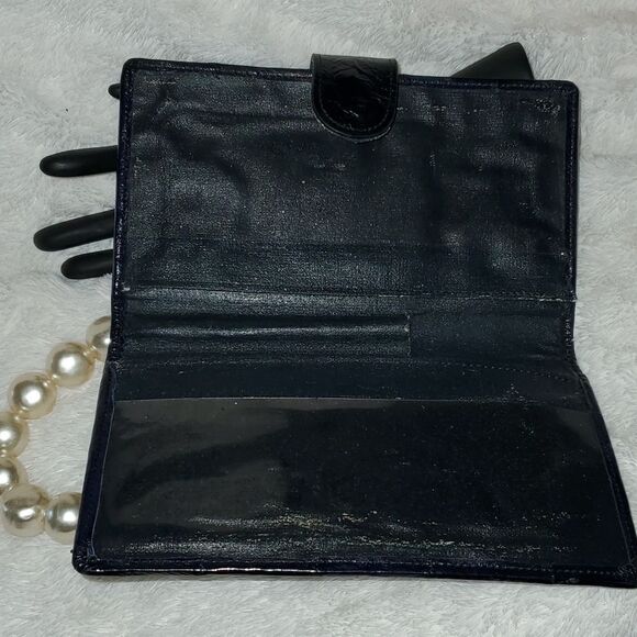Vintage Eel Skin Checkbook Wallet - Picture 6 of 8